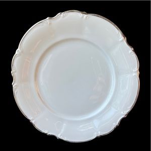 Vintage Estate Porzellan Saladmaster Dinner Plate Wedding Band Pattern Germany